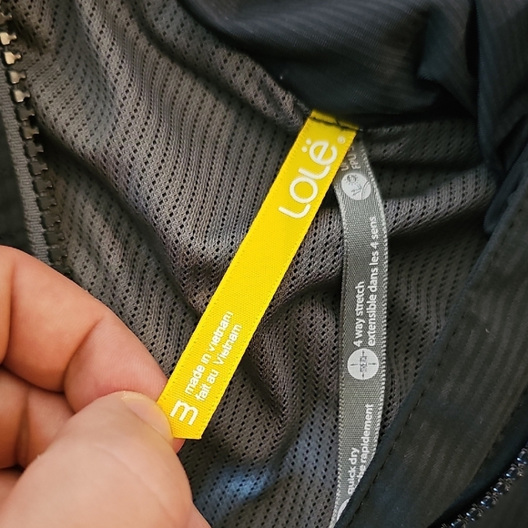 Lole Charcoal Zip up Jacket - Picture 7 of 11